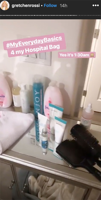 gretchen-rossi-hosp-bag-insta