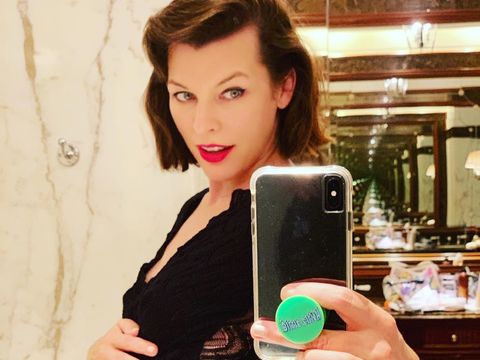 Baby Bump Alert! Milla Jovovich Expecting Baby #3