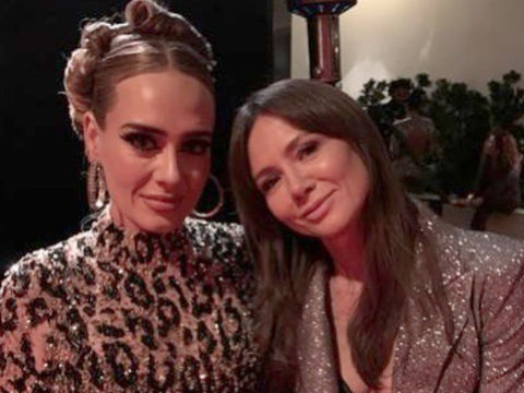 Adele Shows Off Tiny Waist At Oscars After Party Extratv Com