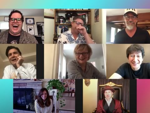 Josh Gad Reunites the Cast of 'The Goonies' 35 Years Later