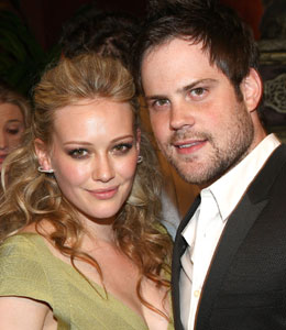 Getty Images Hilary Duff and Mike Comrie are engaged