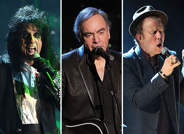 Getty Images alice cooper, neil diamond and tom waits