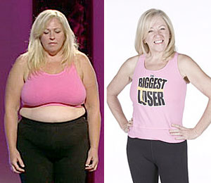 NBC/Extra composite Helen Phillips wins the Biggest Loser Couples