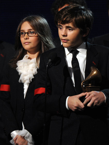 Getty Images prince and paris jackson