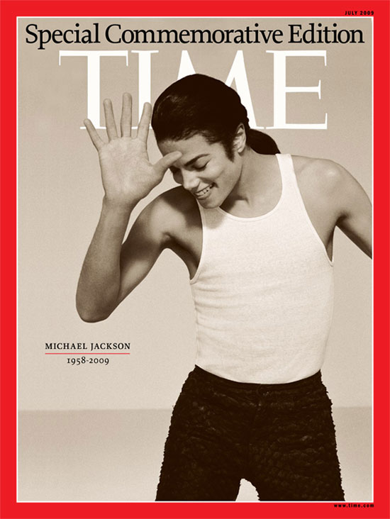 TIME TIME magazine commemorates Michael Jackson
