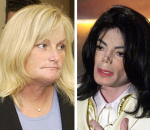 Getty Images/Extra Composite debbie rowe not attending jackson memorial