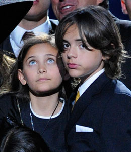Getty Images Paris Jackson speaks at the Michael Jackson memorial service