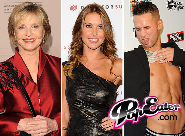 Getty Images florence henderson, audrina patridge and mike the situation sorrentino