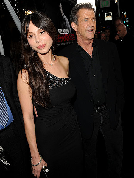 Getty Images oksana and mel gibson
